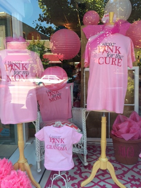 Pink Window Display by Maxi Moss